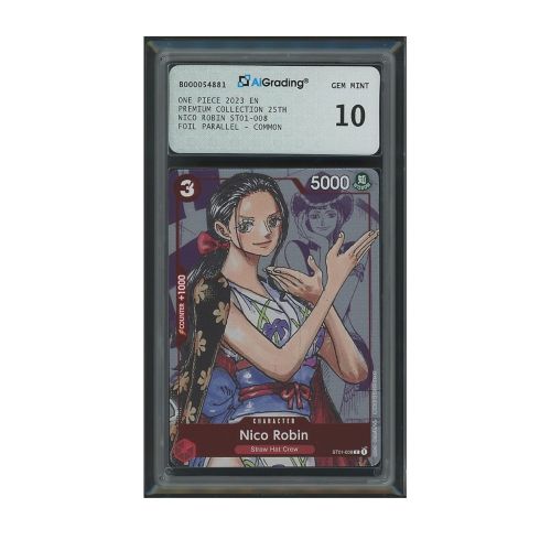 One Piece - Nico Robin ST01-008 - Foil Parallel Common AiGrading Voto 10