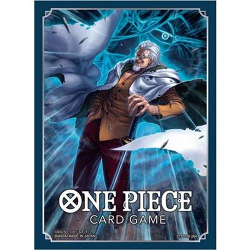 One Piece Card Game Official Sleeve 2024 Silver Rayleigh