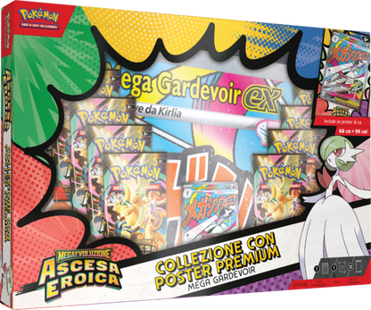 Pokémon Collezione con Poster Premium di Mega Gardevoir-ex ITA