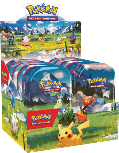 Pokémon Display 10x Mini Tin da Collezione Ascesa Eroica ITA