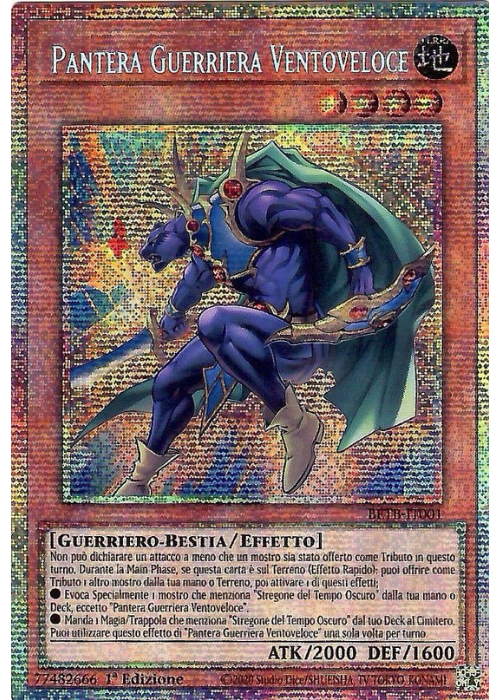 Yu-Gi-Oh! Pantera Guerriera Ventoveloce BETB 001 Oltre il Coraggio ITA