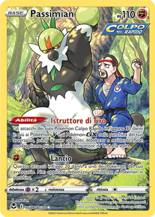 Pokémon Passimian TG08/TG30 Tempesta Argentata ITA