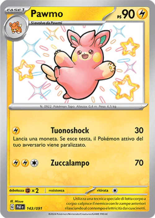 Pokémon Pawmo 143/091 Destino di Paldea ITA