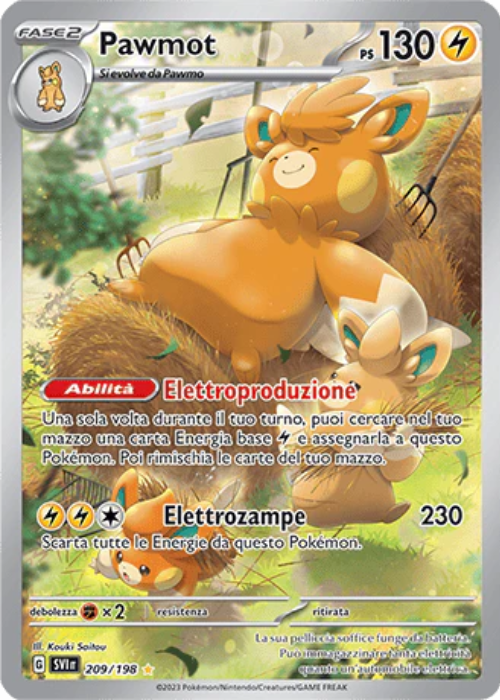 Pokémon Pawmot 209/198 Scarlatto & Violetto ITA