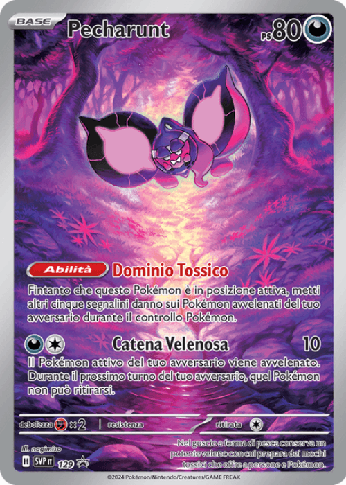 Pokémon Pecharunt 129 Promo Scarlatto & Violetto ITA