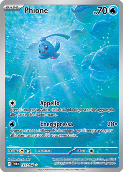 Pokémon Phione 175/167 Crepuscolo Mascherato ITA