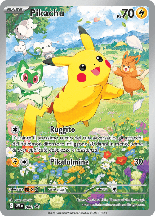 Pokémon Pikachu 088 Promo Scarlatto & Violetto ITA
