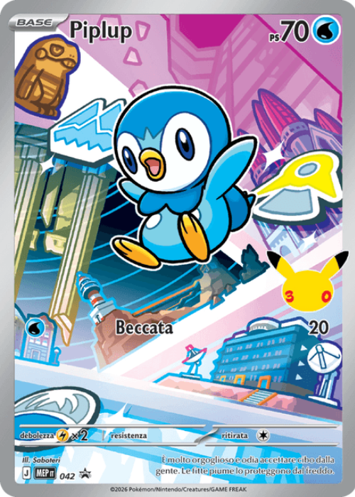 Pokémon Piplup 042 Promo Megaevoluzione ITA