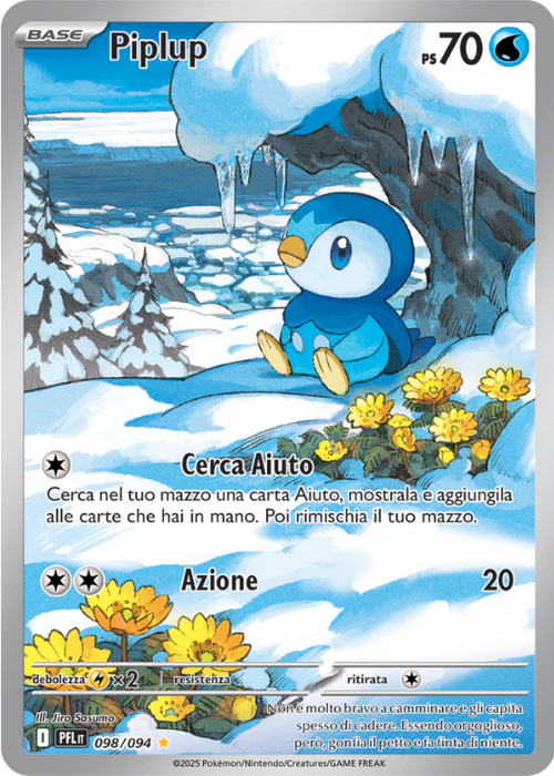 Pokémon Piplup 098/094 Fiamme Spettrali ITA