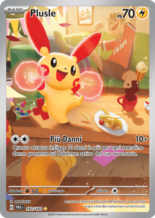 Pokémon Plusle 193/182 Paradosso Temporale ITA