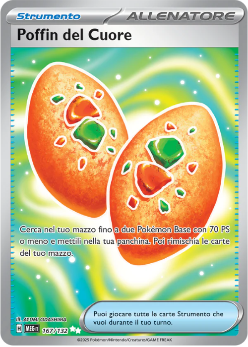Pokémon Poffin del Cuore 167/132 Megaevoluzione ITA