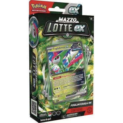 Pokemon Bundle Mazzi lotte ex Fogliaferrea EX & Tapu Koko EX ITA