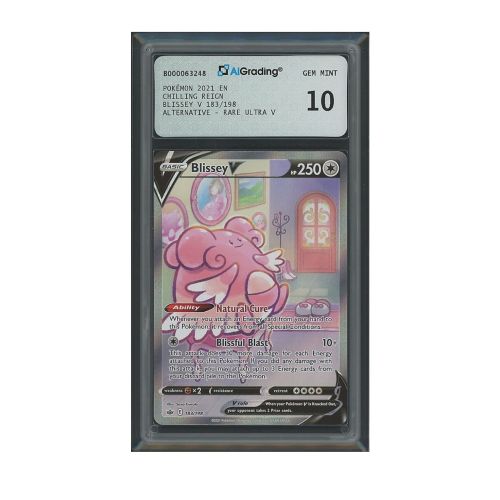 Pokémon Regno Glaciale Blissey V AiGrading Voto 10