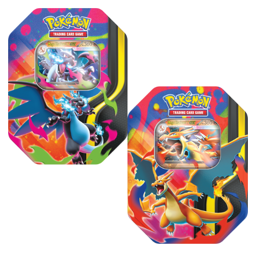 Pokémon Coppia Tin da Collezione Mega Charizard ITA