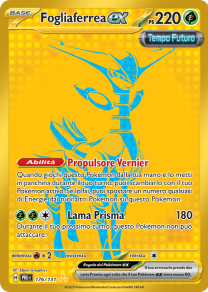 Pokémon Fogliaferrea ex 176/131 Evoluzioni Prismatiche ITA