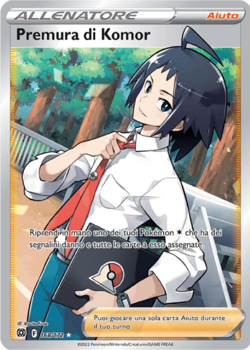 Pokémon Premura di Komor 168/172 Astri Lucenti ITA