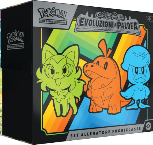 Pokemon Scarletto e Violetto evoluzione Paldea set allenatore fuoriclasse ITA