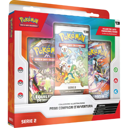 Pokémon Collezione Illustrazione Primi Compagni d'Avventura Serie 2 ITA