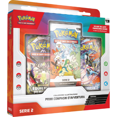 Pokémon Collezione Illustrazione Primi Compagni d'Avventura Serie 2 ITA