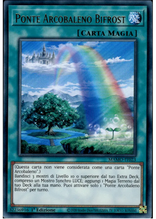 Yu-Gi-Oh! Ponte Arcobaleno Bifrost MAMO 023 I Magnifici Monstri ITA