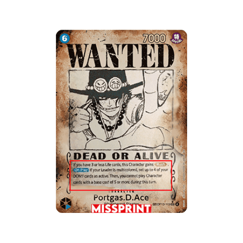 Portgas.D.Ace Special OP13-119 ENG