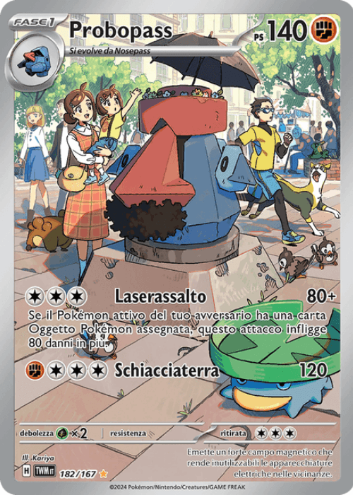 Pokémon Probopass 182/167 Crepuscolo Mascherato ITA