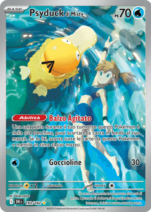 Pokémon Psyduck di Misty 193/182 Rivali Predestinati ITA