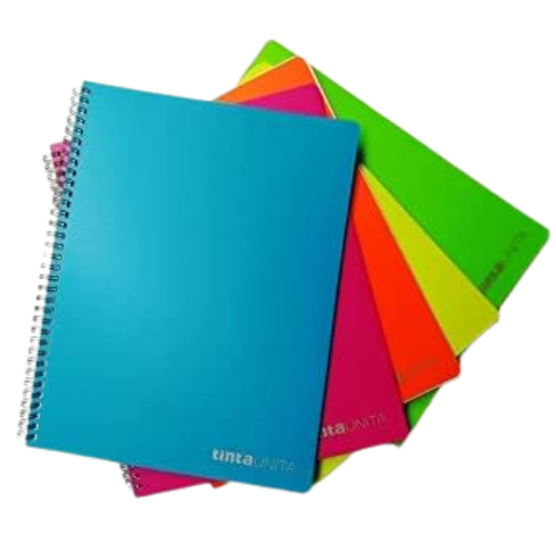 Quaderno Maxi Spiralato TintaUNITA A4 1R 80 Fogli con Fori