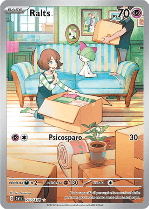 Pokémon Ralts 211/198 Scarlatto & Violetto ITA