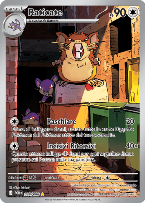 Pokémon Raticate 099/088 Equilibrio Perfetto ITA