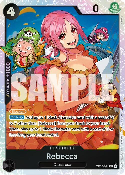 One Piece Rebecca Super Rare Reprint PRB02 ENG