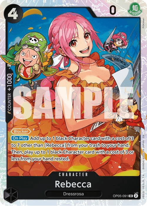 One Piece Rebecca Super Rare Reprint PRB02 ENG