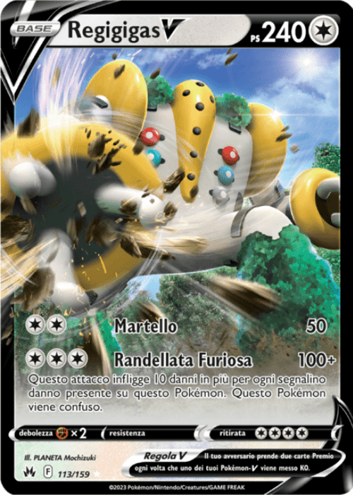 Pokémon Regigigas V 113/159 Zenit Regale ITA