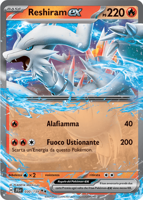 Pokémon Reshiram ex 030/159 Avventure Insieme ITA