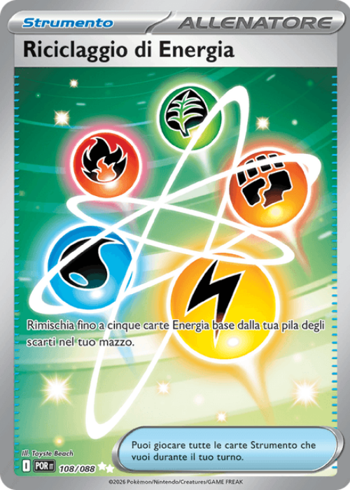 Pokémon Riciclaggio di Energia 108/088 Equilibrio Perfetto ITA