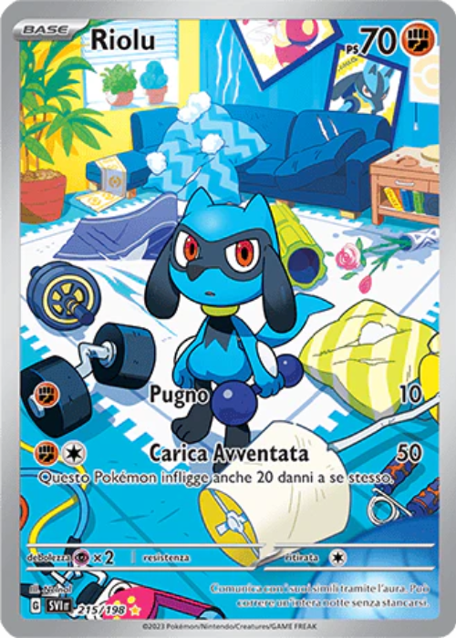 Pokémon Riolu 215/198 Scarlatto & Violetto ITA