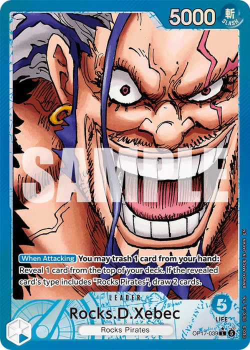 One Piece Rocks.D.Xebec Alternate Rare OP17-039 ENG