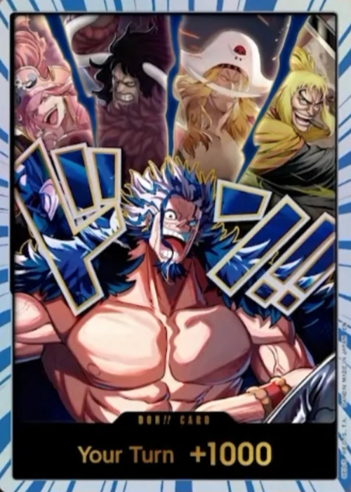 One Piece Rocks Pirates Diamond Gold DON!! Card OP17 ENG