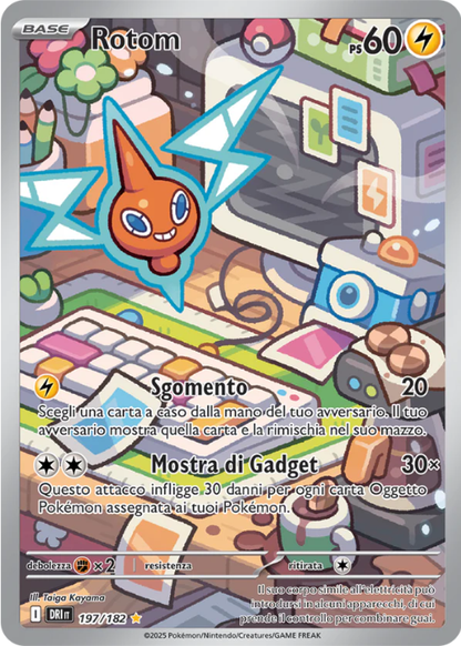 Pokémon Rotom 197/182 Rivali Predestina ITA