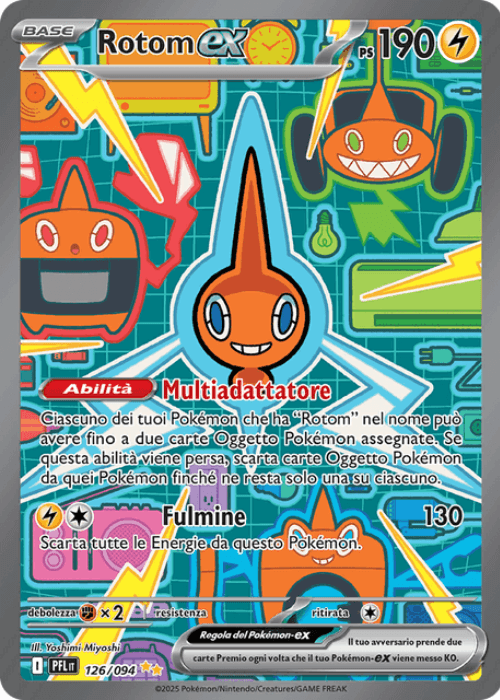 Pokémon Rotom ex 126/094 Fiamme Spettrali ITA