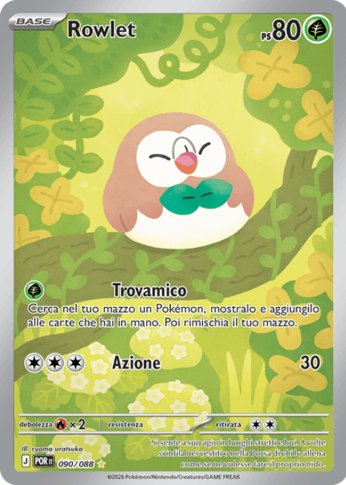 Pokémon Rowlet 090/088 Equilibrio Perfetto ITA