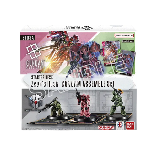 Gundam Card Game Zeon's Rush ST03 Assemble Starter Deck ENG