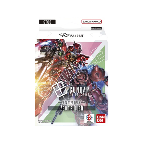 Gundam Card Game Zeon's Rush ST03 Starter Deck ENG