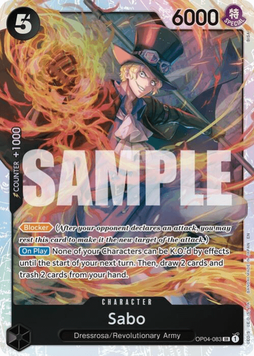 One Piece Sabo Super Rare Reprint PRB02 ENG