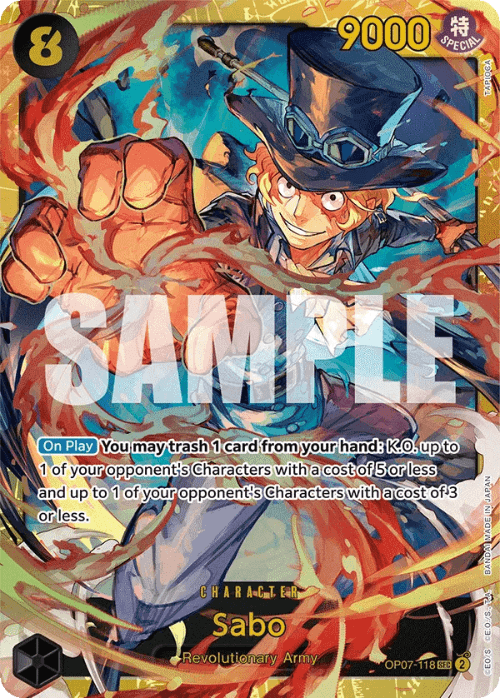 One Piece Sabo Secret OP07-118 ENG