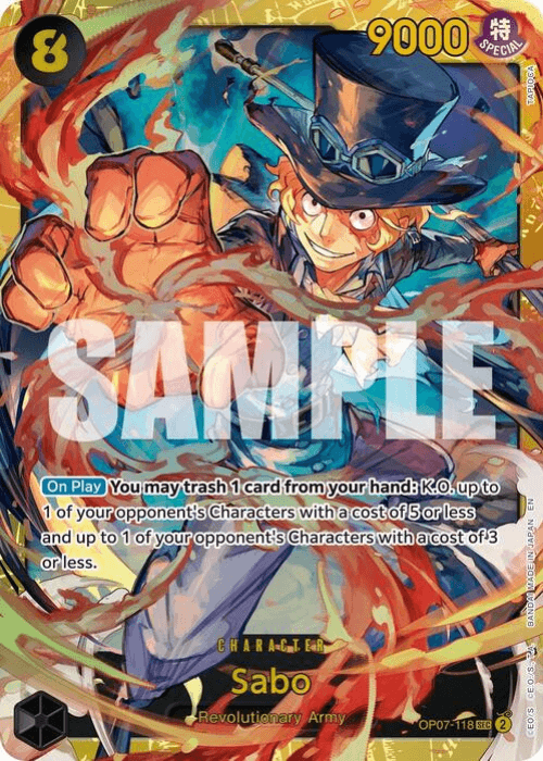 One Piece Sabo Secret Rare Reprint PRB02 ENG