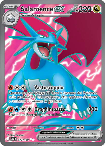 Pokémon Salamence ex 177/159 Avventure Insieme ITA