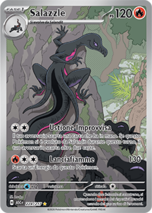 Pokémon Salazzle 224/217 Ascesa Eroica ITA