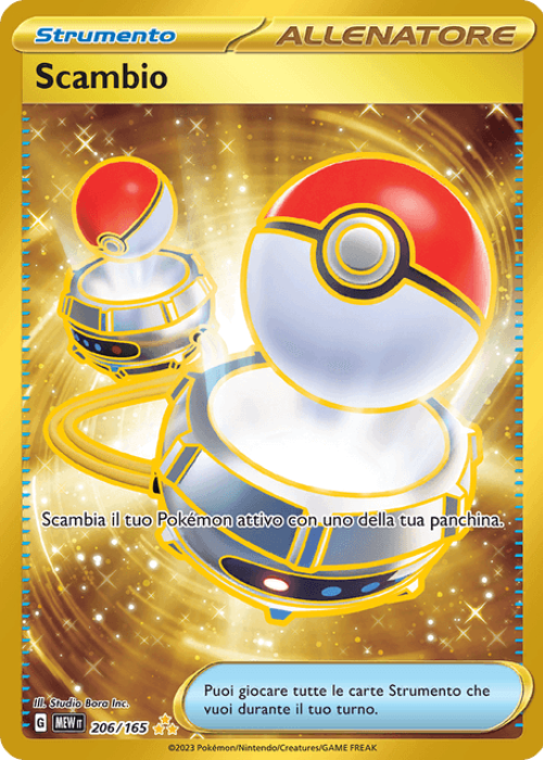 Pokémon Scambio 206/165 151 ITA