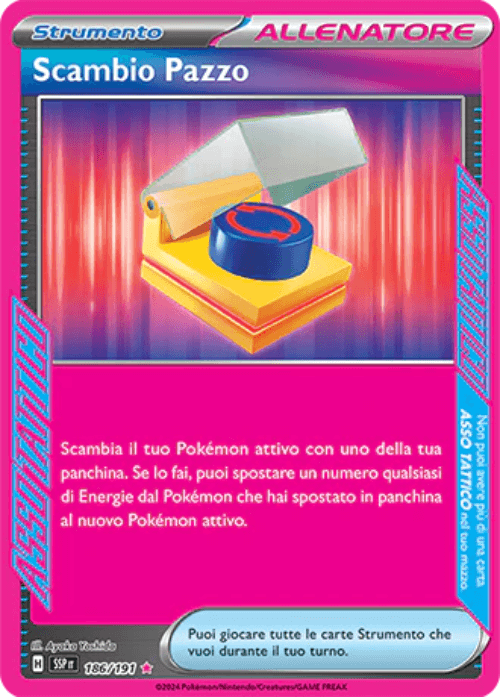 Pokémon Scambio Pazzo 186/191 Scintille Folgoranti ITA